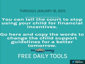 Judge, stop stealing money from children