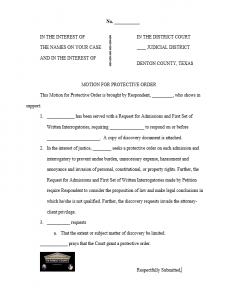Protective Order Motion w logo