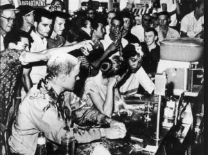 lunch counter sit in humiliation