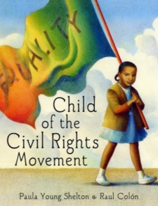 child carrying equality flag poster gay rights movement