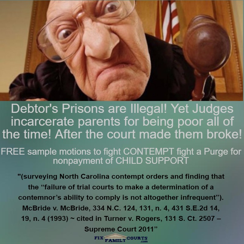 debtor prison judge jail