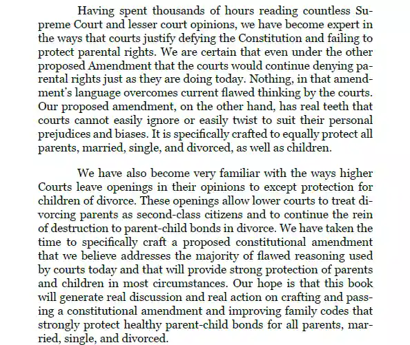 Excerpt from book Protecting Parent Child Bonds chap1 -2