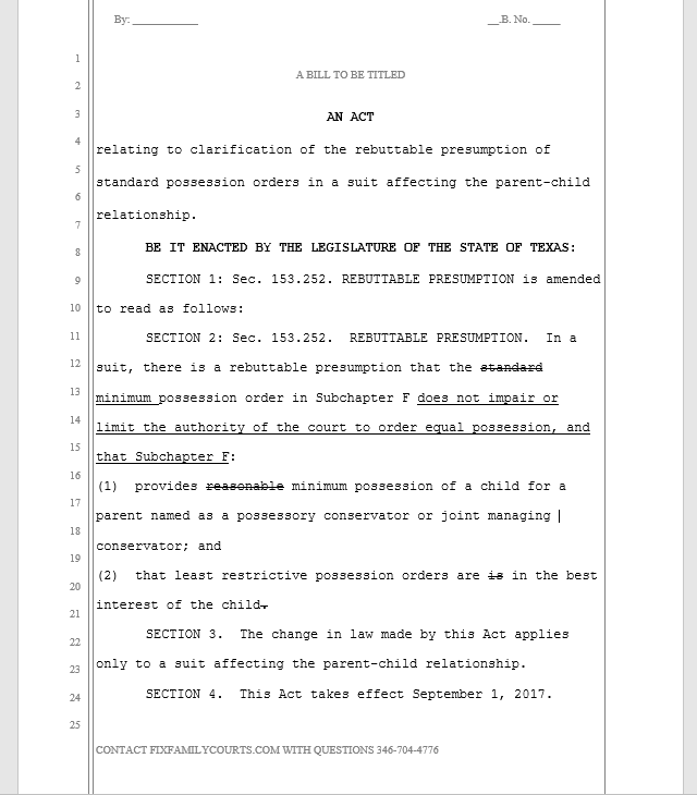 rebuttable presumption bill 2017