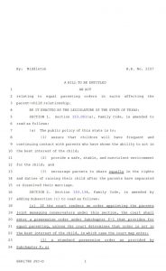 hb 2157 equal parenting orders p1of3