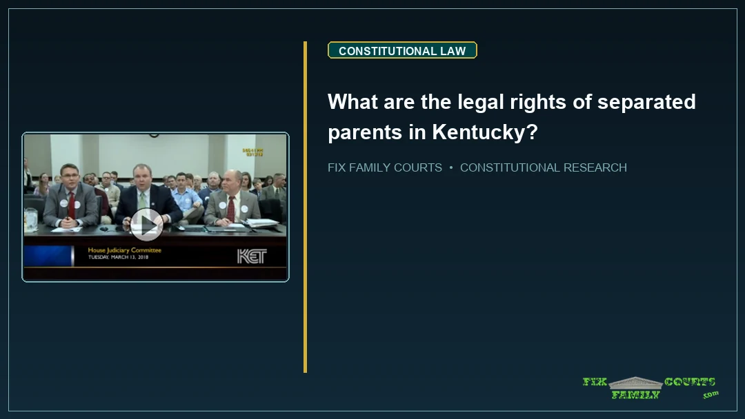 What are the legal rights of separated parents in Kentucky?