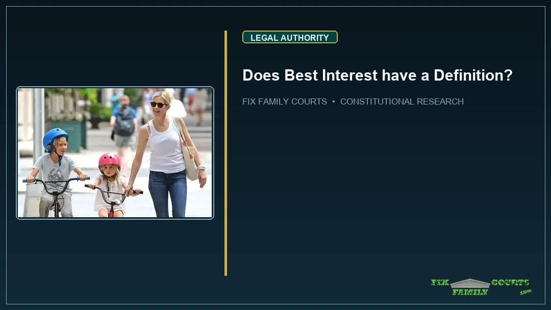 Does Best Interest have a Definition?