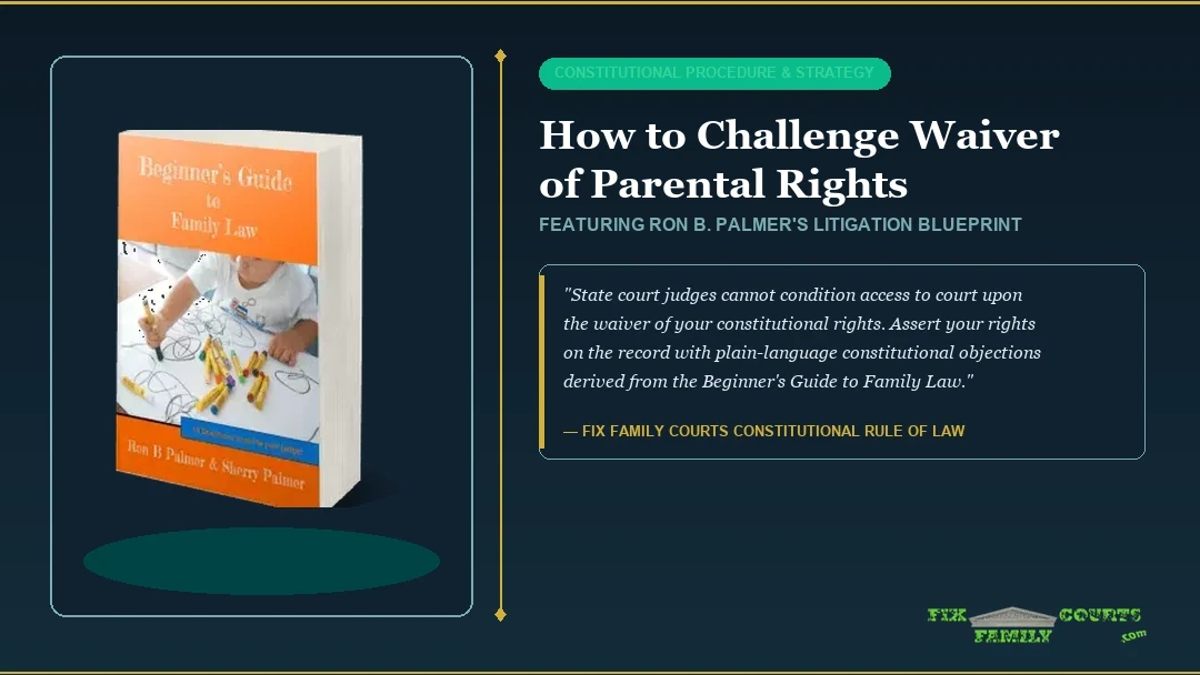 How to Challenge Waiver of Parental Rights