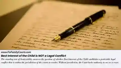 Best Interest NOT a legal Conflict