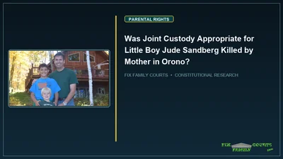 Was Joint Custody Appropriate for Little Boy Jude Sandberg Killed by Mother in Orono?