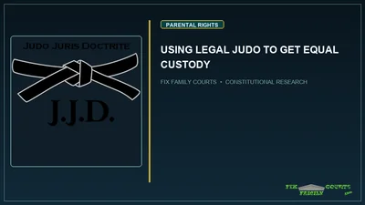 USING LEGAL JUDO TO GET EQUAL CUSTODY