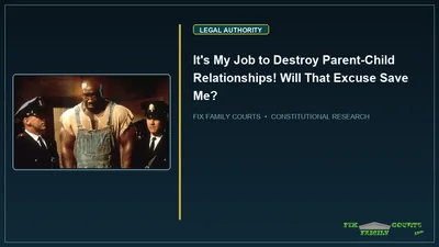 It's My Job to Destroy Parent-Child Relationships!