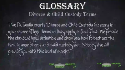 Constitutional & Family Law Glossary