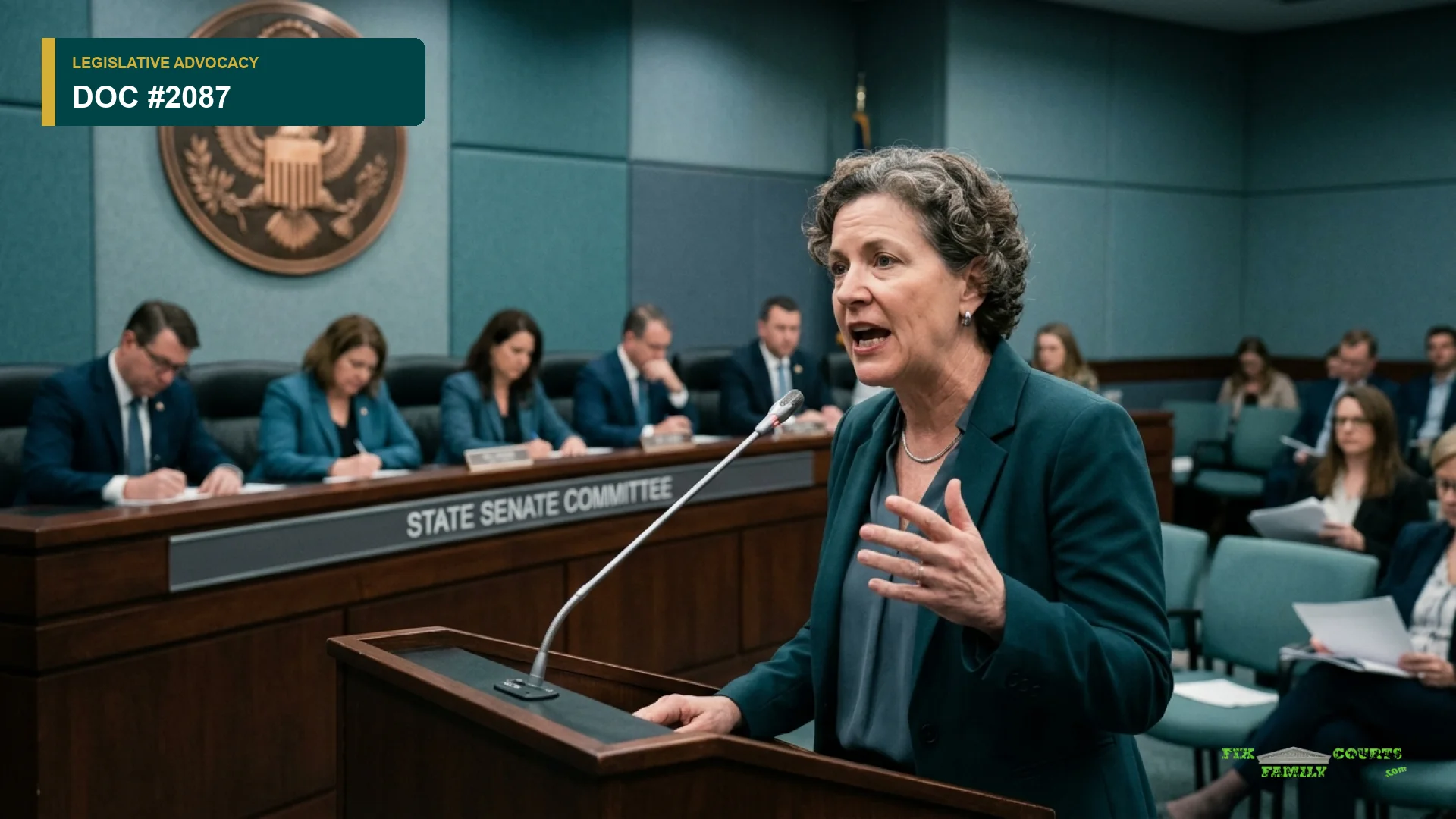 This is how you testify on an equal parenting bill!